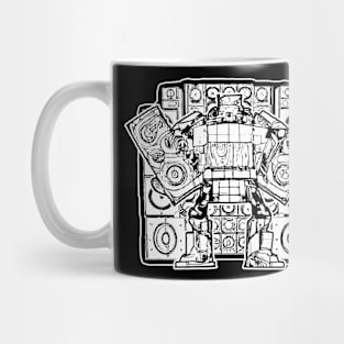 Mech Robot Teknival Soundsystem Mug